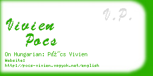 vivien pocs business card